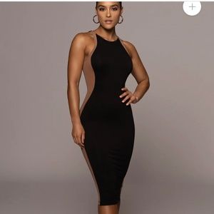 Jluxlabel Black the Hills Contrast Dress